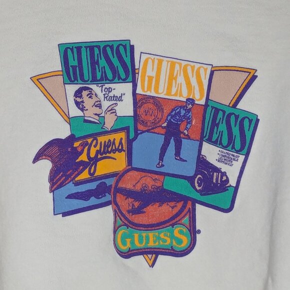 Vintage Guess by Georges Marciano Sweatshirt Size One Size Fits All - Picture 2 of 16